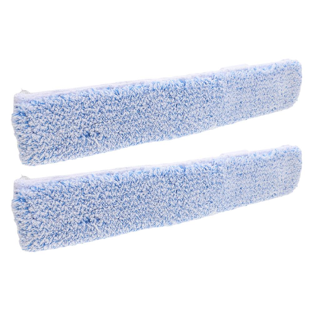 

2Pcs Window Cleaner Replacement Heads Fabric Mop Pads Reusable Washable Window Cleaning Tools for Glass Surfaces Streak Free