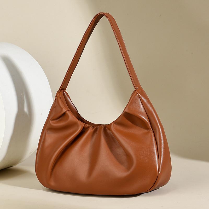 Stylish Pleated Highend Underarm Bag For Women Available In Multiple Colors Elegant
