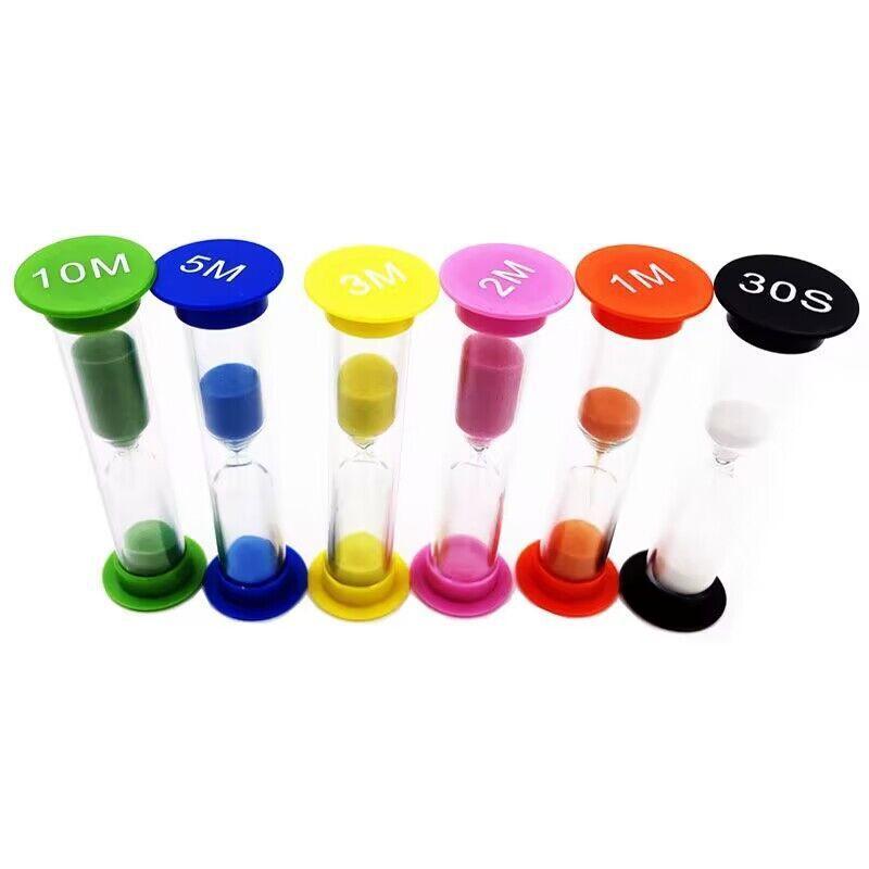 Creative Hourglass Timer Set For Children Home Decor With Handcrafted Plastic Design