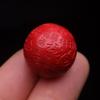 Genuine Water-Washed Cinnabar Beads for DIY Jewelry - Round Spacer Beads
