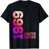 Édition Limitée 1969 56e Anniversaire Né 1969 T-Shirt Imprimé Design Original Cadeaux T-Shirts Y2k Vêtements Homme Camisas Streetwear