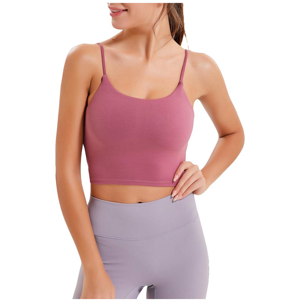 

(SU)Модный женский повседневный жилет без рукавов, женские короткие топы на груди, короткие майки M розовый