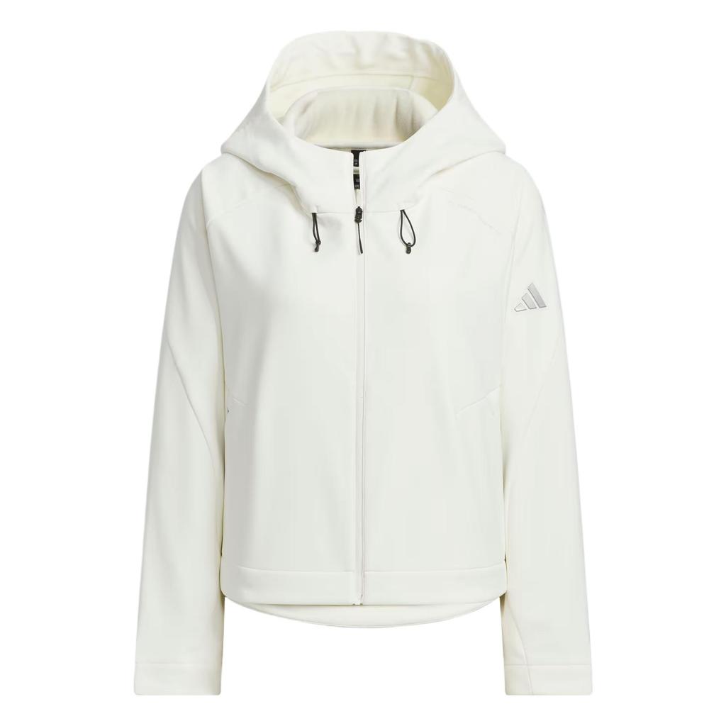 Adidas Mt Bonded Jacket Sports Casual Loose Waterproof Hooded Jacket Women Jacket Han-Jade-White JM8858