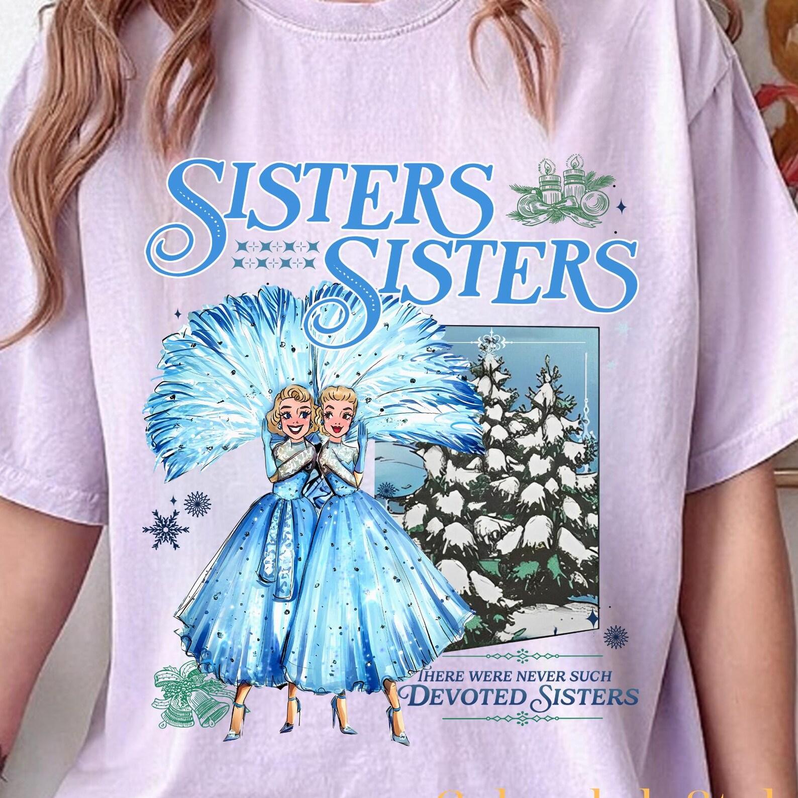 Devoted Sisters Christmas Gift, Haynes Sisters Sisters Shirt, Vintage White Christmas Movie Shirt, Wallace and Davis, Xmas White Movie 1954 M