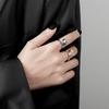 Minimalist Cool Smooth Open Ring For Women Adjustable Temperament Finger Ring Simple Fashion Jewelry
