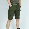 Summer Men Cargo Shorts Short Pants Pocket Shorts Men's Outdoor Knee Length Trousers
