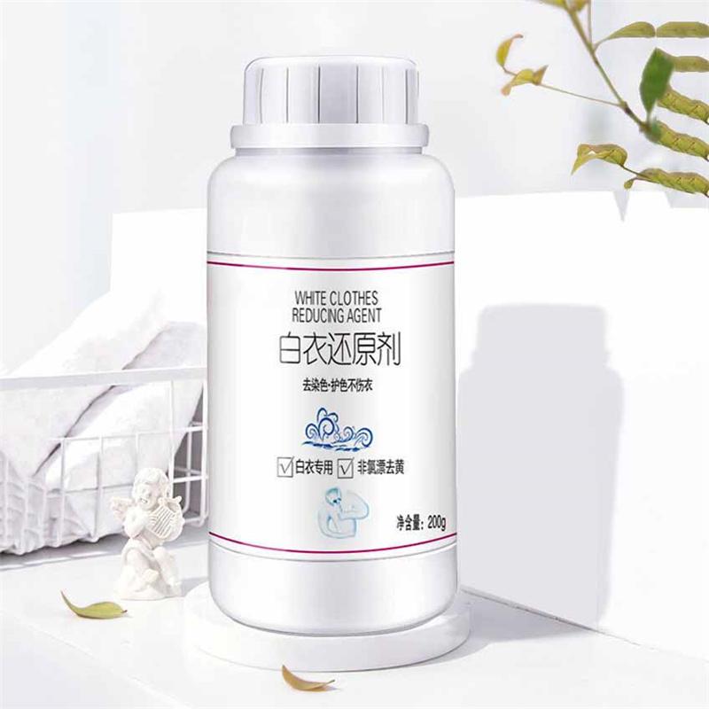

Отбеливающее и восстанавливающее средство для стирки, пятновыводитель, усилитель отбеливания, средство для удаления желтизны, восстановитель ткани для белой одежды, отбеливающий порошок для домашнего использования 200g