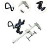 Clamp-on Rod Holder Rustproof Easy to Install Anti-scratch Rail Fishing Rod Bracket for Bridge Ship Enthusiast Boat Deck Kayak