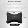 1Pcs Car Headrest Auto Breathable Seat Neck Pillow Accessories For Alfa Romeo Giulia Stelvio Giulietta 156 159 147 Mito Tonale
