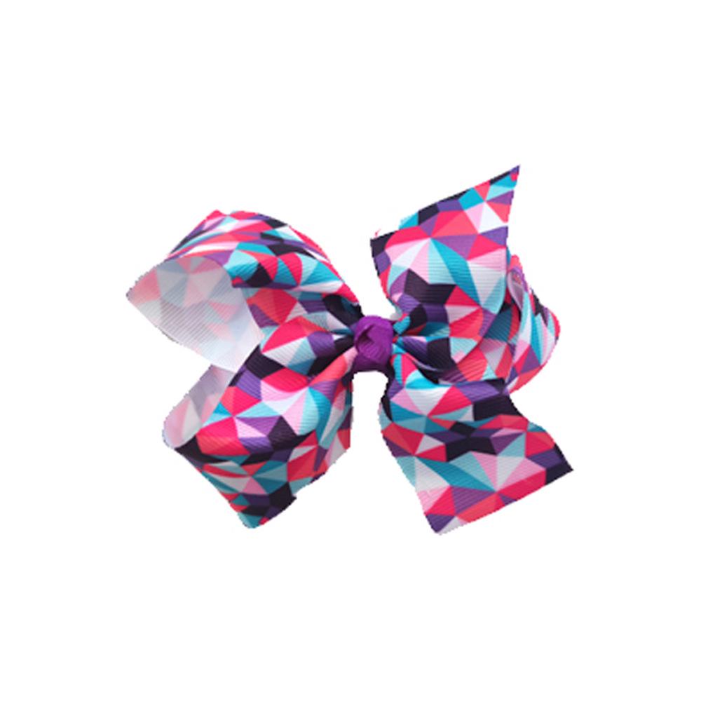 Rainbow Sequin Bow Hair Clip for Kids - Fabric Accessory