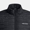 Under Armour Giacca Uomo Monocolore con Zip al Collo Giacche Nero 1385829-001