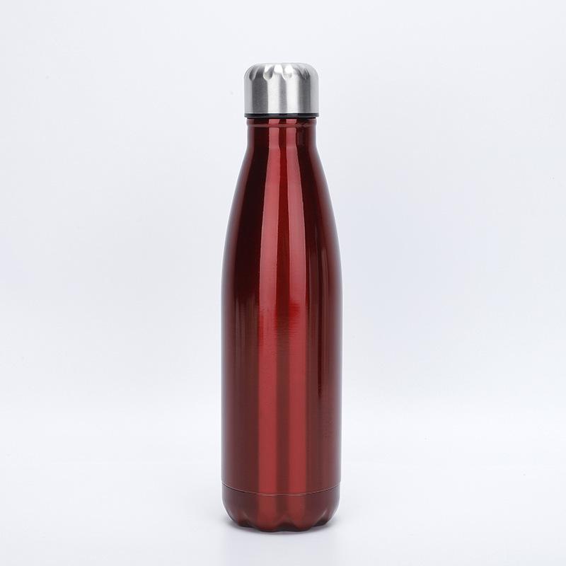 Stainless Steel Double-Layer Insulated Cola Bottle Bowling Cup for Outdoor Sports