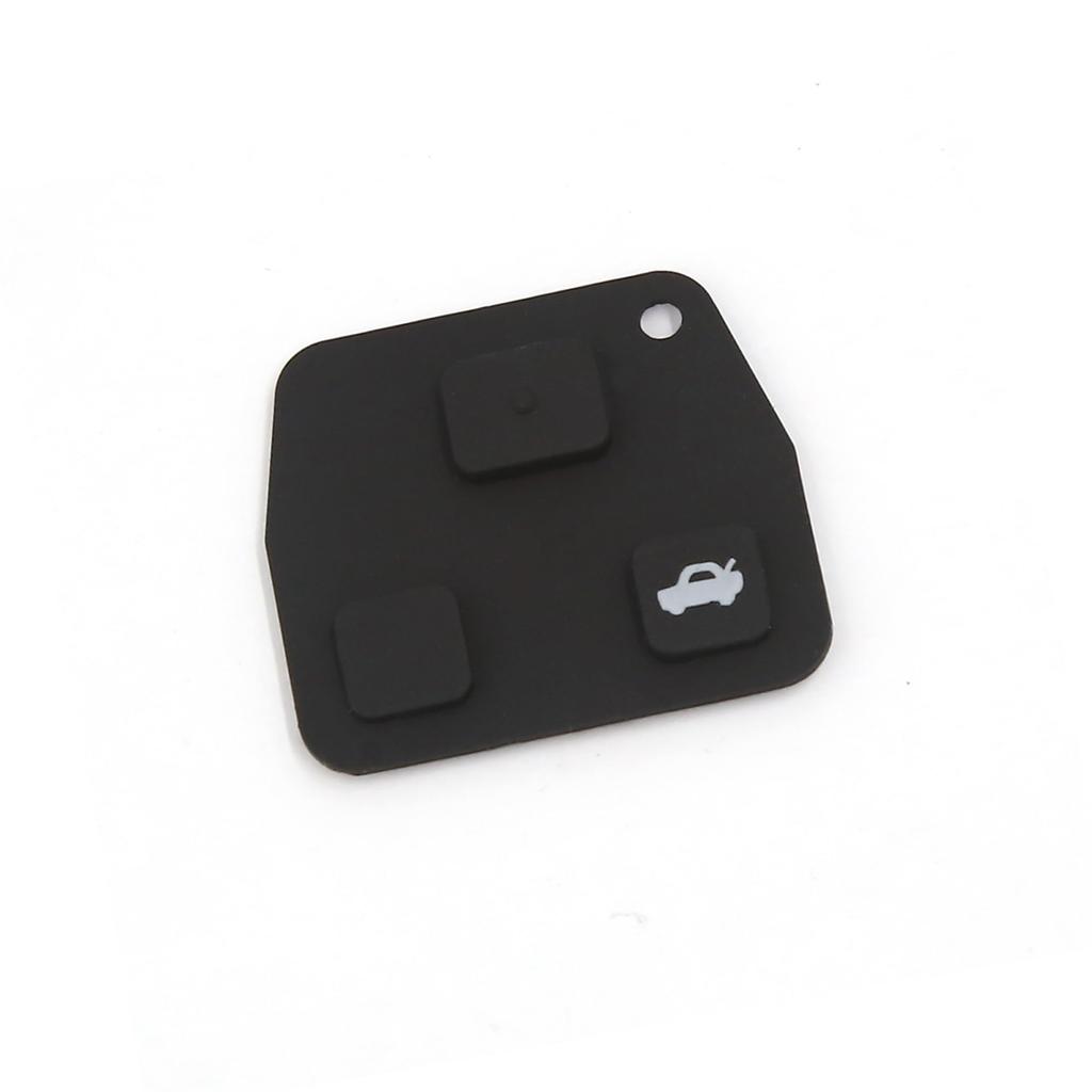REPAIROCK Remote Key Button 3 Car Remote Key Rubber Compatible with Toyota Car Replacement Part Pad, Buttons, Pad, Avensis, Corolla, Lexus, Rav4,