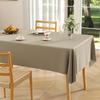 Premium Solid Color Waterproof Tablecloth