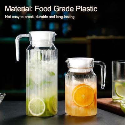 Transparent Juice Bottle Large Capacity Juice Cold Water Bottle New Water Pitcher