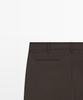 Masimodutti Relaxed Fit Cool Wool Blend Pants