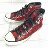 Sequin 2 HI All Star High Top Sneakers US4.5 23.5 Red Black Piping