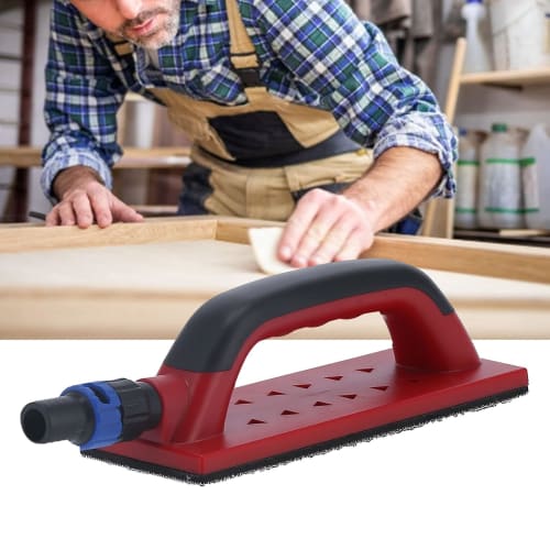 Dustproof Sanding Block, Hand Sander, High Dust Collection, Mouth Angle Sander, Abrasive Sponge Block, 9-inch Hand Sanding Disc, Stone Grinding Tool,
