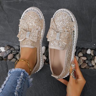 2025 Designer-Schuhe für Damen, flache Sneakers mit Pailletten, lässige Mesh-Schnürschuhe mit feinen Diamant-Pailletten, Plateau-Vulkanschuhe für Damen