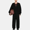 Fear of God Essentials Heavy Waffle Cardigan Black Men Tops 192BT246200F
