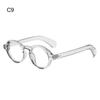 New Retro Round Shape Frames Sunglasses UV 400 Protection Trendy Punk Shades Fashion Vintage Y2K Spectacles for Female and Male