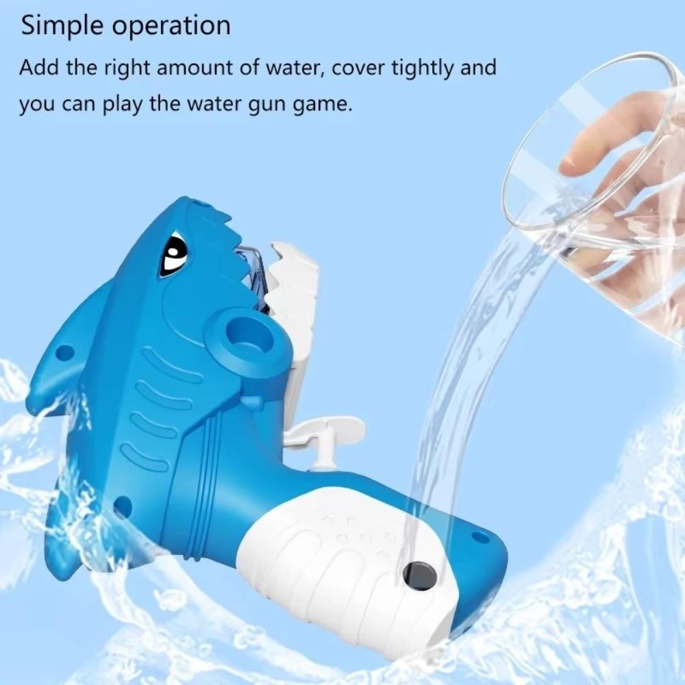 Cartoon Shark Water Spray Toy Open Mouth Game Interactive Toy  Summer Outdoor