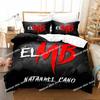 Neu 3D Druck Musik B-Band Natanael Cano Bettwäsche Set Doppel Twin King Bettbezug Tröster Kissenbezug Jungen Mädchen