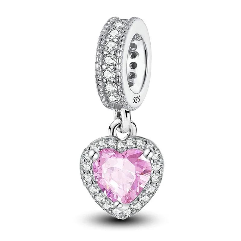 Copper Flower Suitcase Four Leaf Clover Turtle Charms Beads Fit For Original Pan Bracelets Diy Fine Jewelry Gift