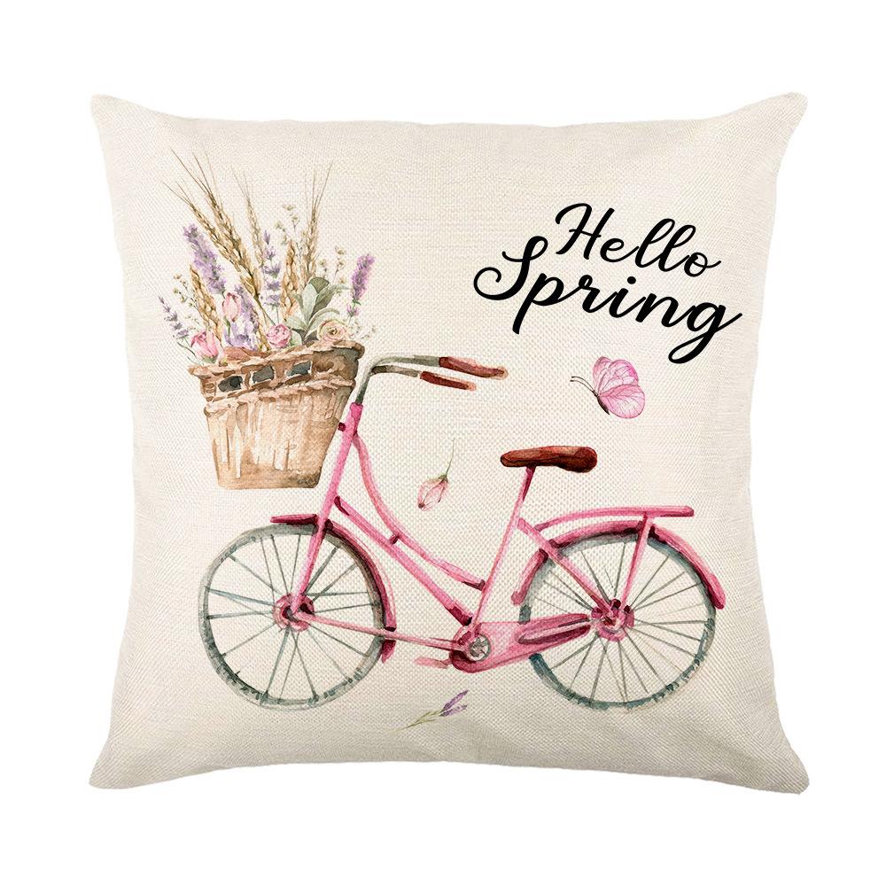 Pillow Spring Lavender Pillow Case Outdoor Decorative Pillow Sofa Pillow Case