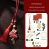 Handmade Song Brocade DIY Pendant Kit: Chinese-Style Keychain, Team Building, Children's Gift