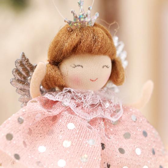 Angel Bag Pendant Decorative Fashion Fabric Christmas Room Decor Doll Ornament for Festival