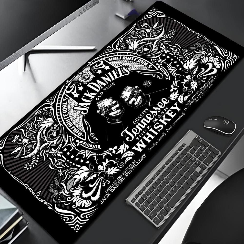 J-JackS Danielss Mouse Pad Gaming Locking Edge Big Computer Gamer Large Rubber Art Mousepad Laptop Desk Trend Mat