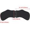 Universal Motorcycle Heat Saddle Shield Deflectors PU Leather, Motorcycle Side Saddle Leather Heat Shield Deflector, Universal Leather Saddle Heat