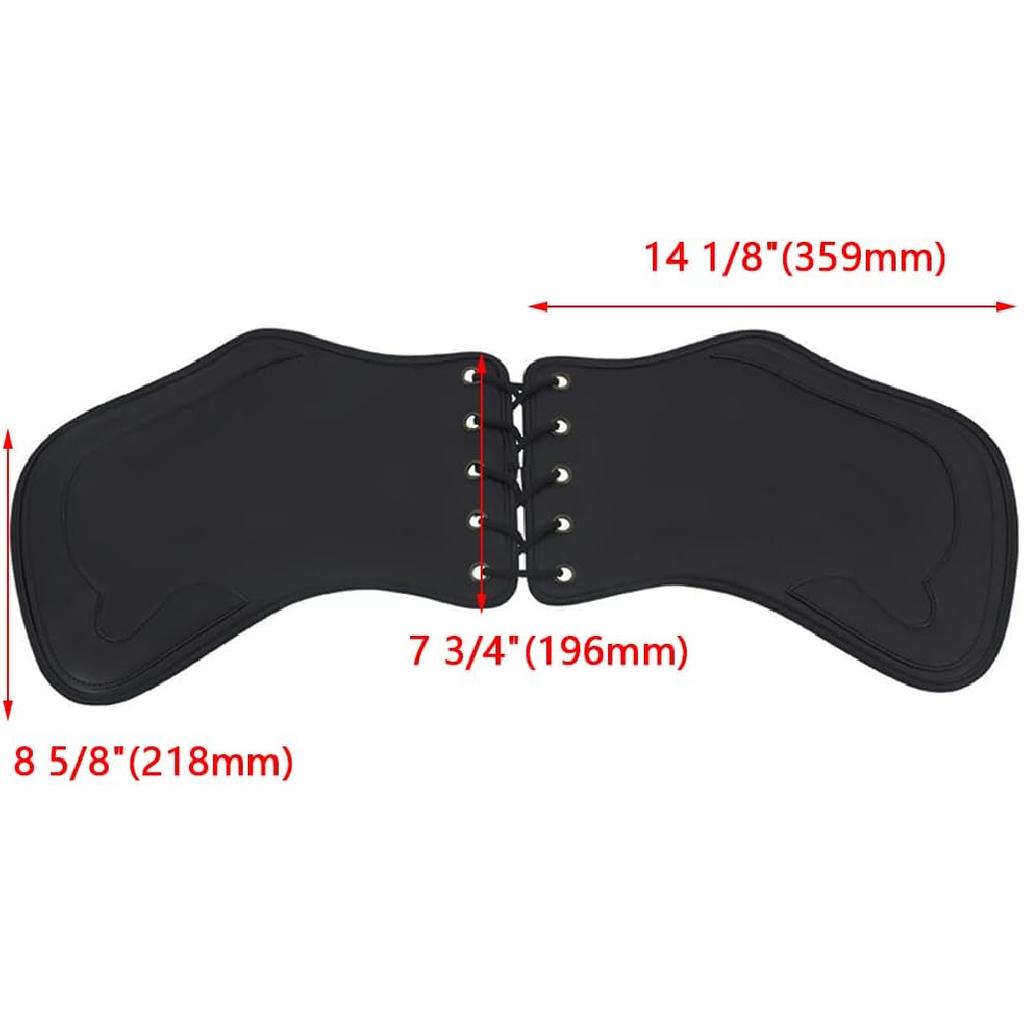 Universal Motorcycle Heat Saddle Shield Deflectors PU Leather, Motorcycle Side Saddle Leather Heat Shield Deflector, Universal Leather Saddle Heat