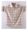 Boys' Long-Sleeve Plaid Cotton Shirt – Autumn Fashion for Kids
