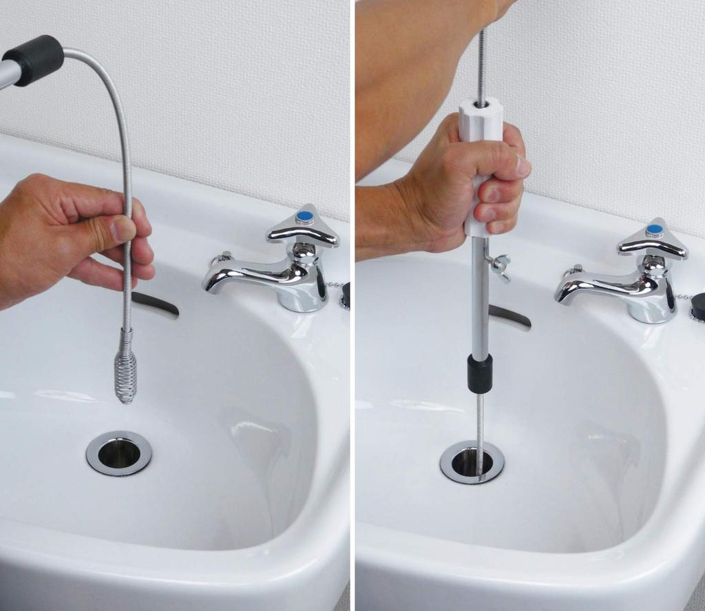 Gaona Korekamo Pipe Cleaner with 3m Wire Drain and Brush, Silver, (for Pipes, Unclogging, Cleaning) GA-KK011