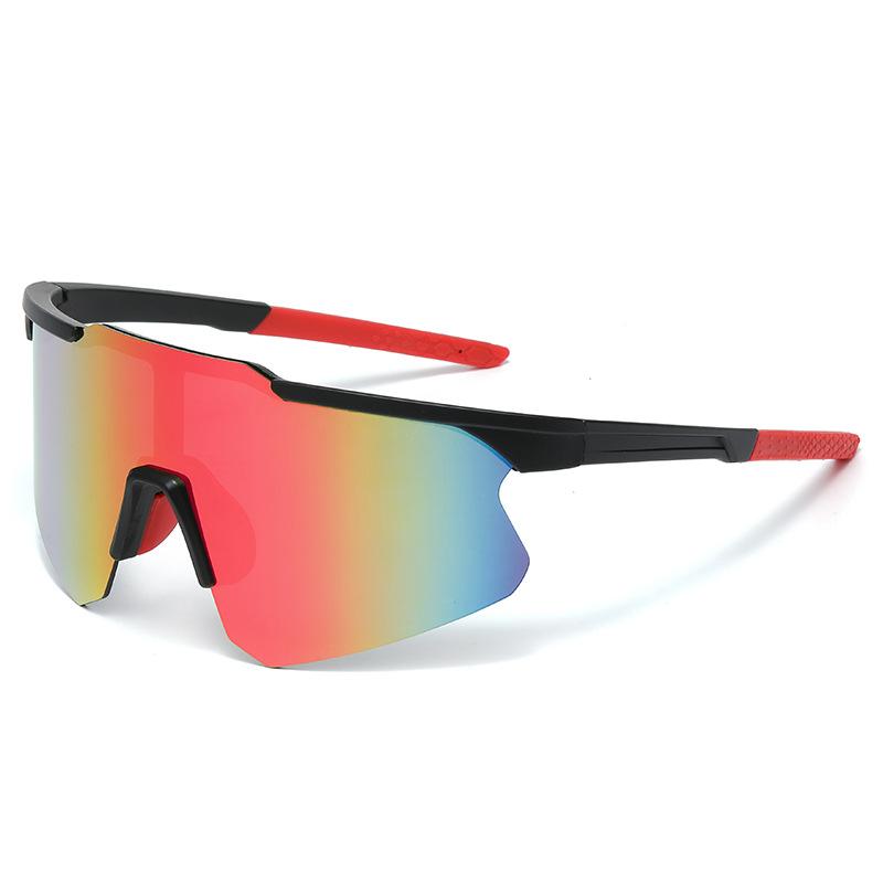 Cross Border New Men's Women's Fashionable Sunglasses Windproof Outdoor Sports Colorful Eye Protection Bicycle Riding Glasses