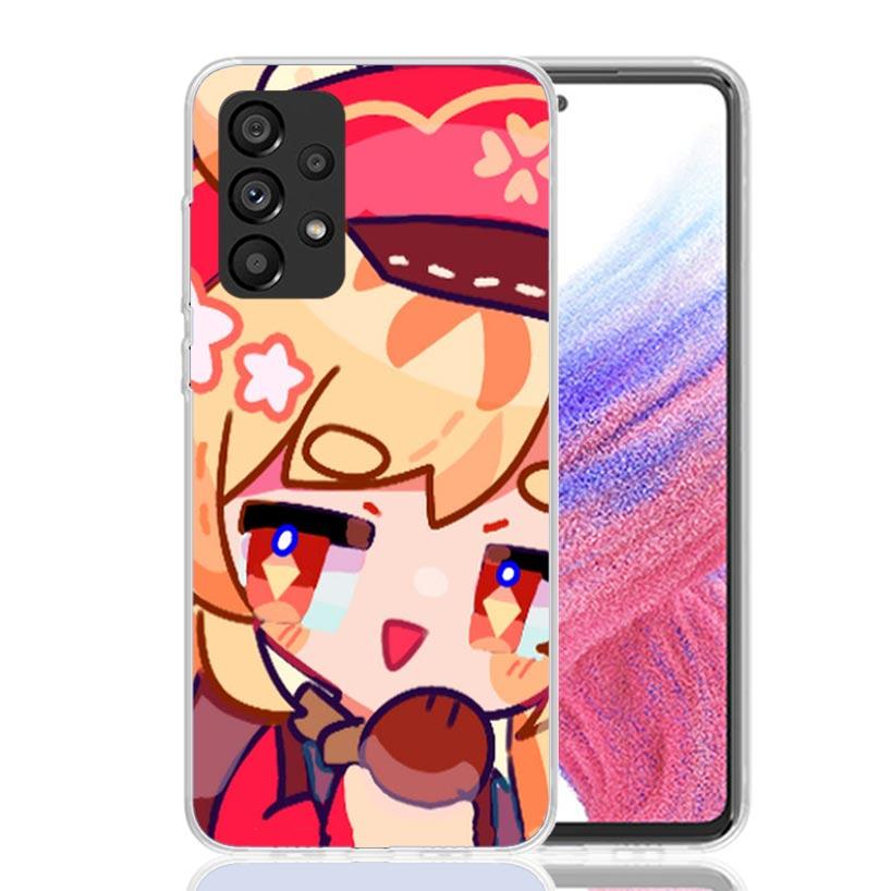 Genshin Impact Cute Star Eyes Phone Case For Samsung Galaxy A13 A14 A15 A16 A53 A54 A55 A56 A33 A34 A35 A36 A23 A24 A25 A26 A05S