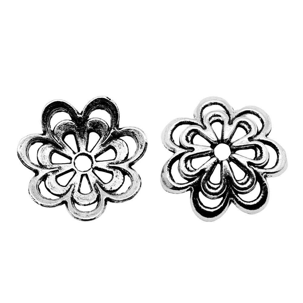 Flower Bead Cap Spacer Findings Ornate Covers For DIY Jewelry Making Materials