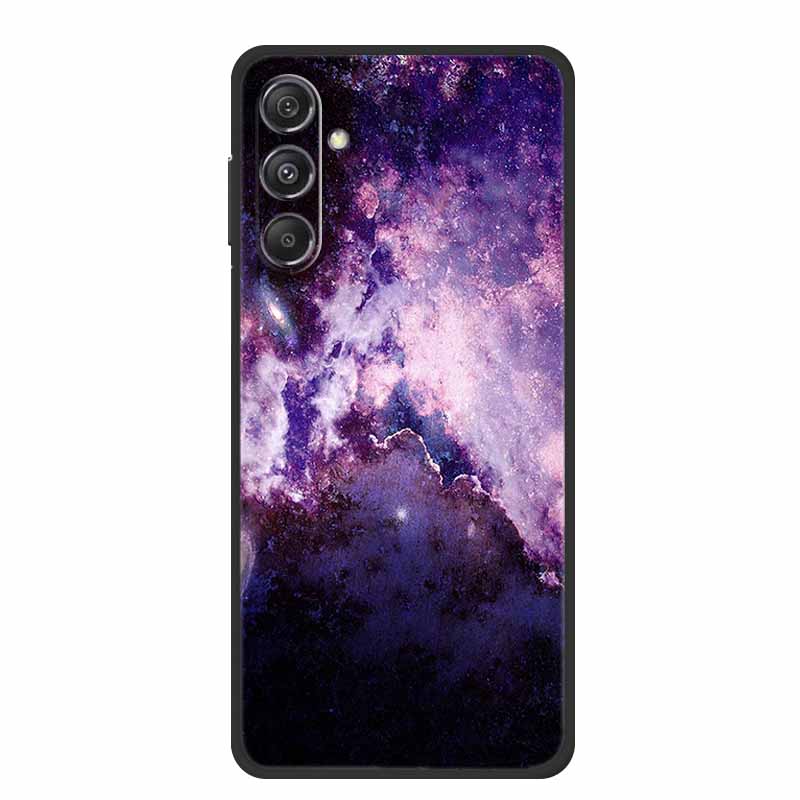 Funda For Samsung A17 Back Cover Case Fashion Black Silicone TPU Soft Phone Case For Samsung Galaxy A17 2025 Case A 17 Coque Bag