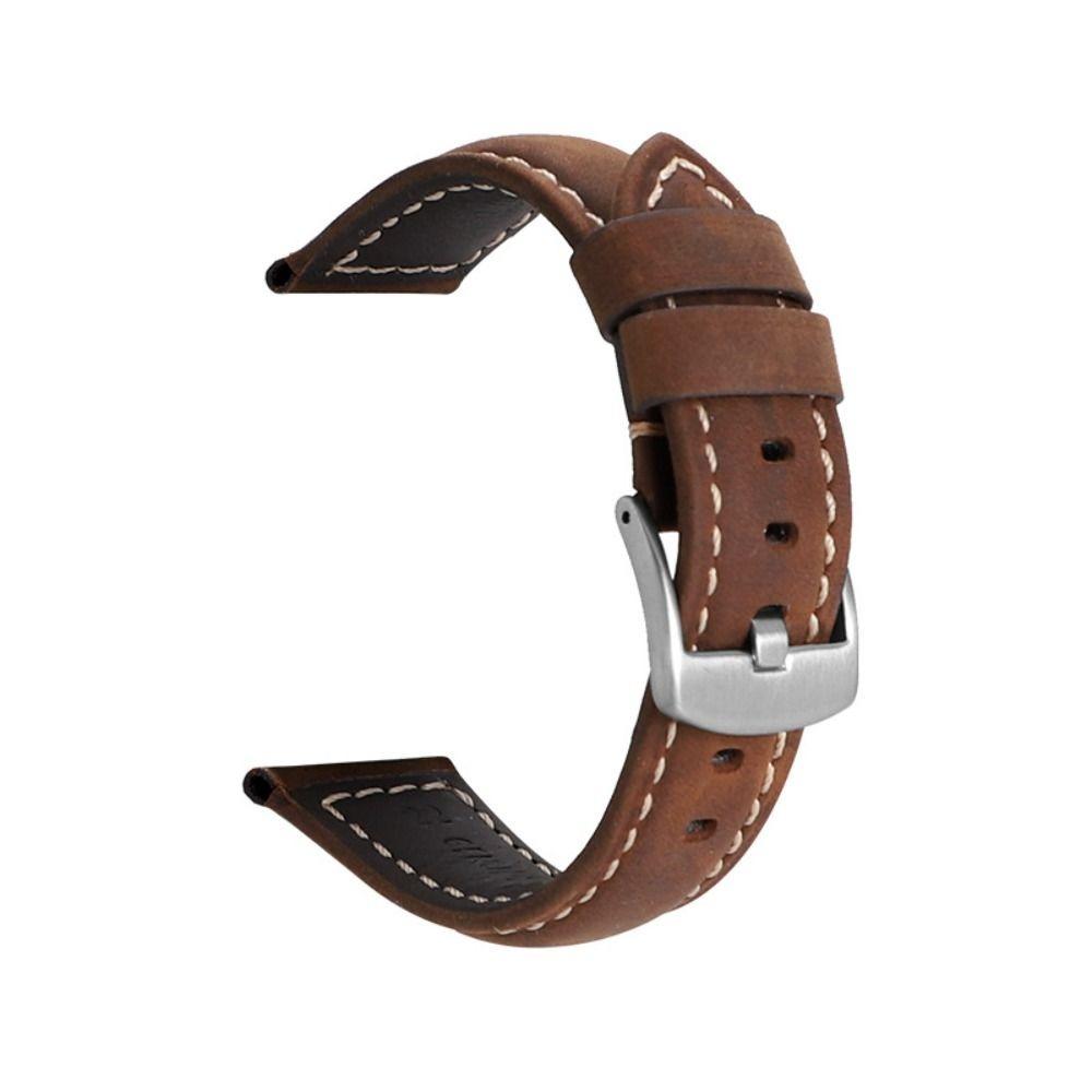 

Ремешок для часов из натуральной кожи, черный, коричневый, 20/22 мм, аксессуар для часов, летний декор, синий, зеленый для Huawei WATCH3 GT3 Pro/Samsung S1