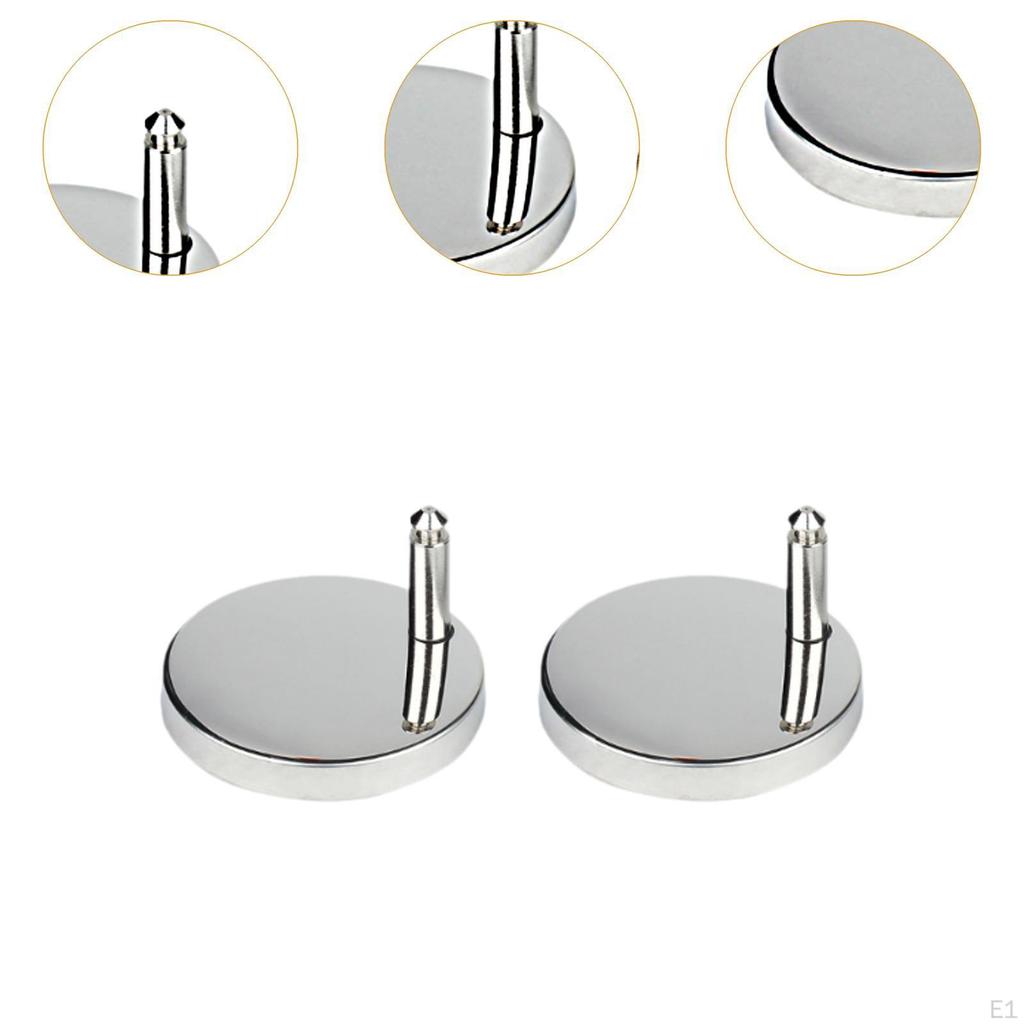 2 Pieces Toilet Seat Hinge Fixings Household Universal Potty Fixing Bolts Repair