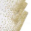 Peva Foundation Gold Polka Dots 137 * 274Cm Tablecloth Waterproof And Oil-Proof, Suitable For Parties, A Must For Holiday Parties