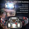 Led Strong Light Headlamp USB Rechageable Motion Sensor Headlight Portable Fishing Camping Outdoor Head Lamp Work Flashlight
