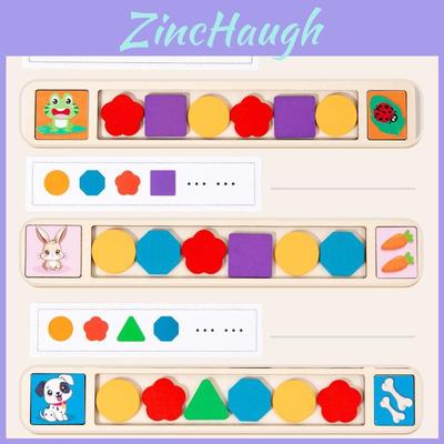 Wooden Montessori Shape Sorting Puzzle For Toddler Cognitive Development Educational Toy