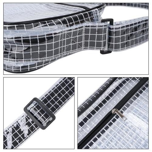 NOTAG Cleanroom Bag, Engineer Tool Bag, Shoulder Bag, Transparent, Anti-Static, Waterproof, Durable PVC Vinyl, Clear, See-Through, Perfect for Cleanro