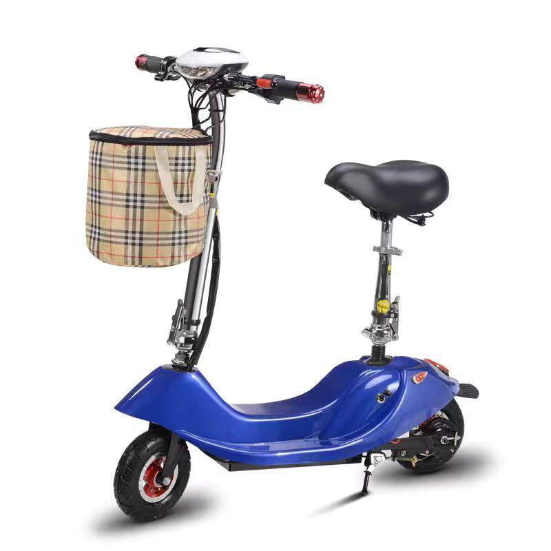 Little Dolphin Folding Electric Scooter: Two-Wheel Lithium Battery Commuter Bike for Teens