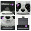 Nimmy Portfel Na Karty Czarny/Black Big  Eyed Pet 2.0 Cat