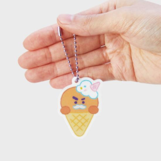 BT21 Klíčenka s lentikulární edicí v cloudu