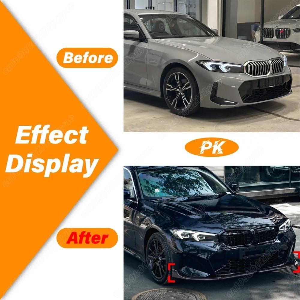 For BMW 3 Series G20 G28 320 325 330 Lci 2023 2024 2025 Automobile Front Bumper MP Style Splitter Lip Splitter Modification Kit
